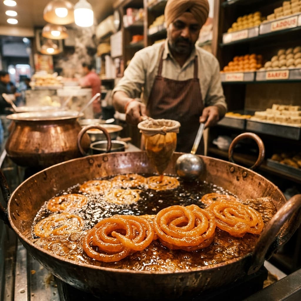 Glistening Sweet Jalebis